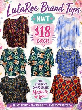 LuLaRoe Mixed Print Tops - Search my closet
